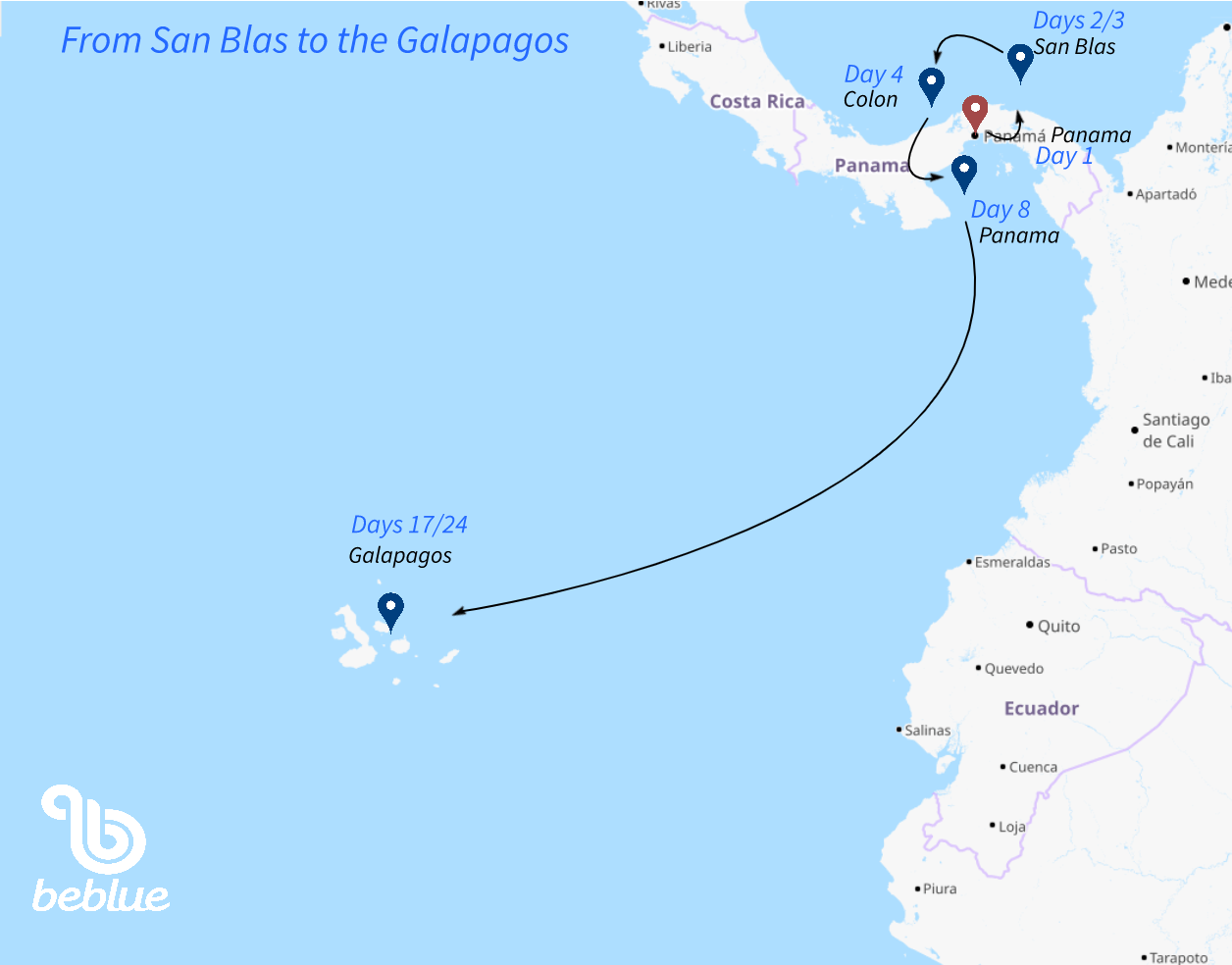 From San Blas to the Galapagos - ID 71
